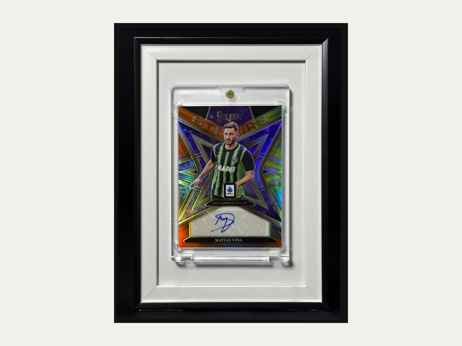 Select '23-24 Stars US Sassuolo Calcio Serie A Matías Viña Panini 21/25 - autógrafo manual