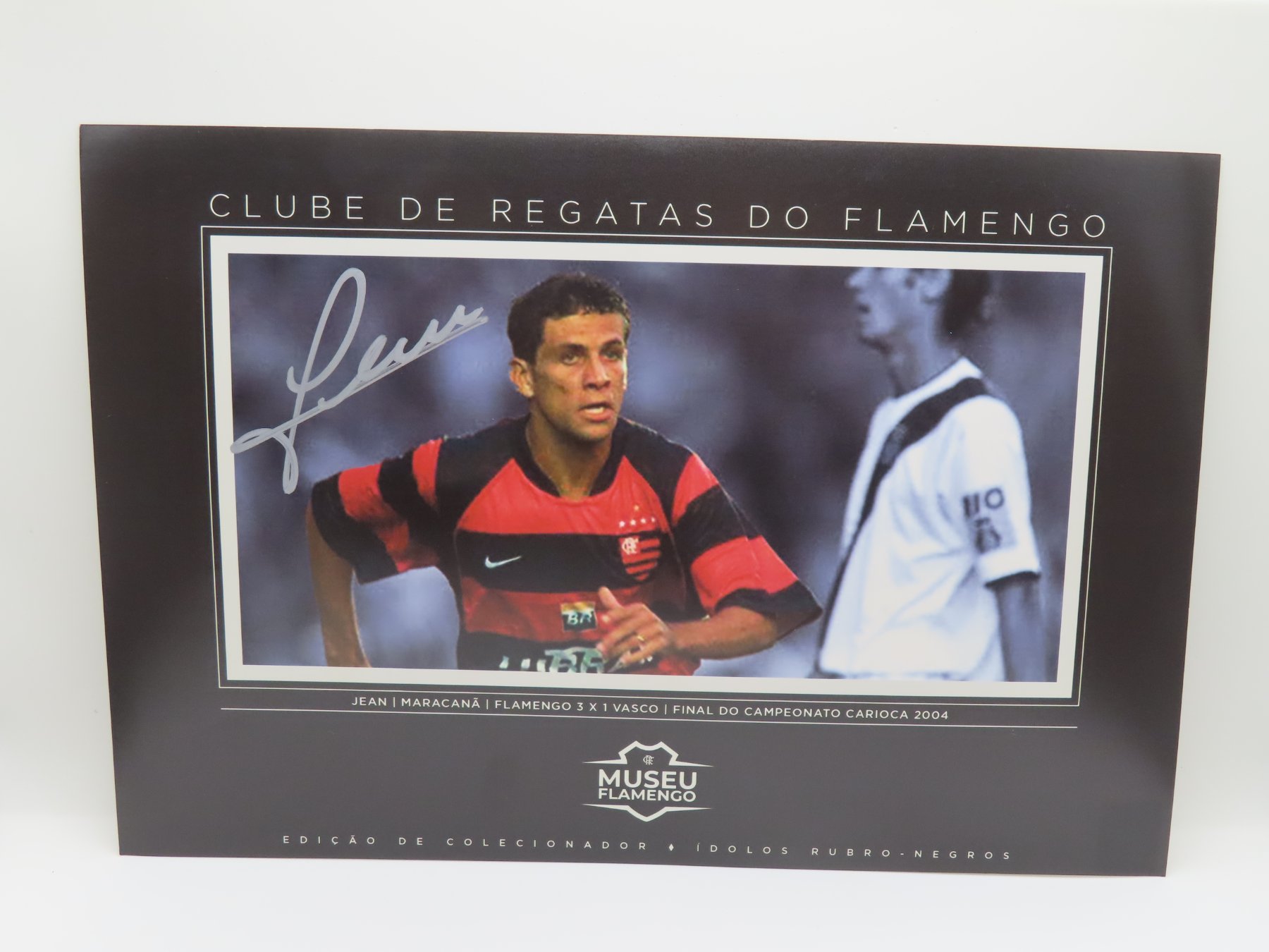 Jean 2004 - autógrafo manual - Museu Flamengo