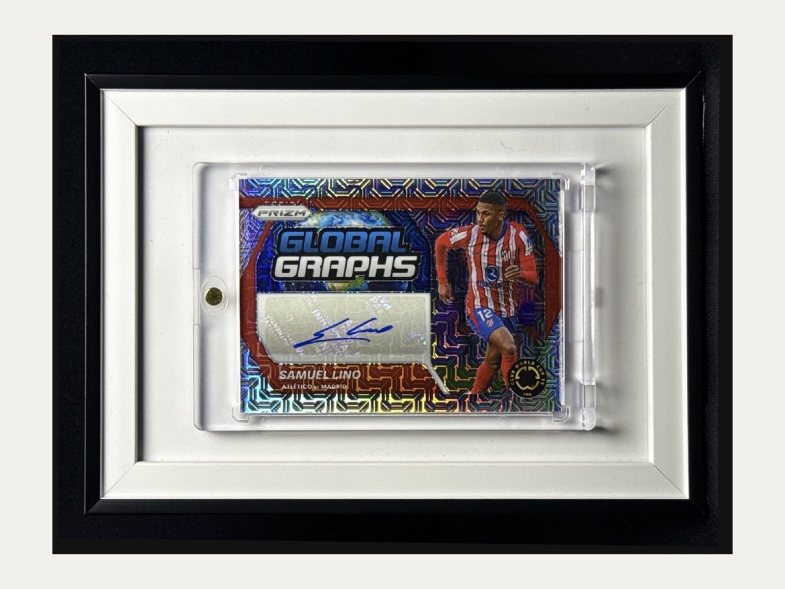 2025 Prizm FIFA Club World Cup Samuel Lino global graphs auto mojo 14/25