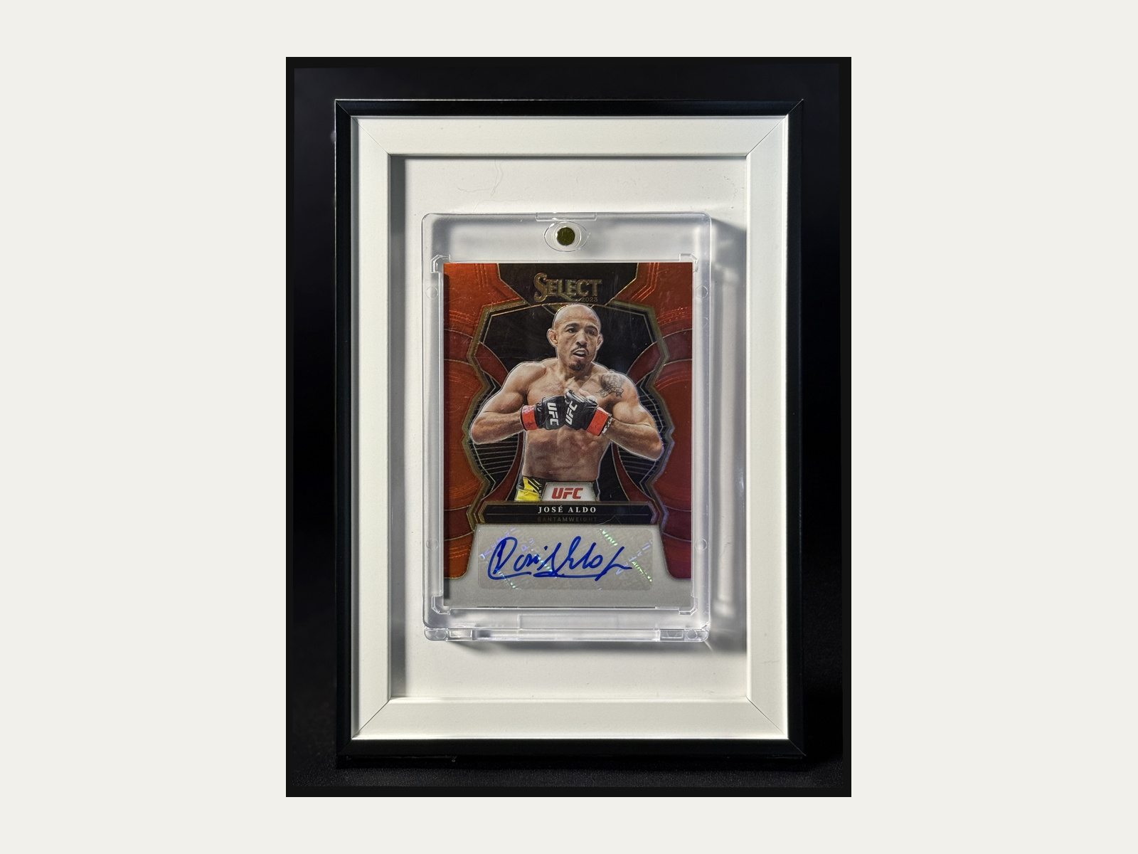 Panini Select UFC autograph Red Prizm 2023 José Aldo 99/99