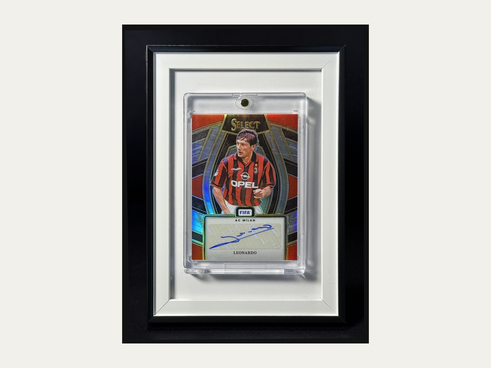 2023-24 Leonardo auto Panini Select FIFA silver red autographs