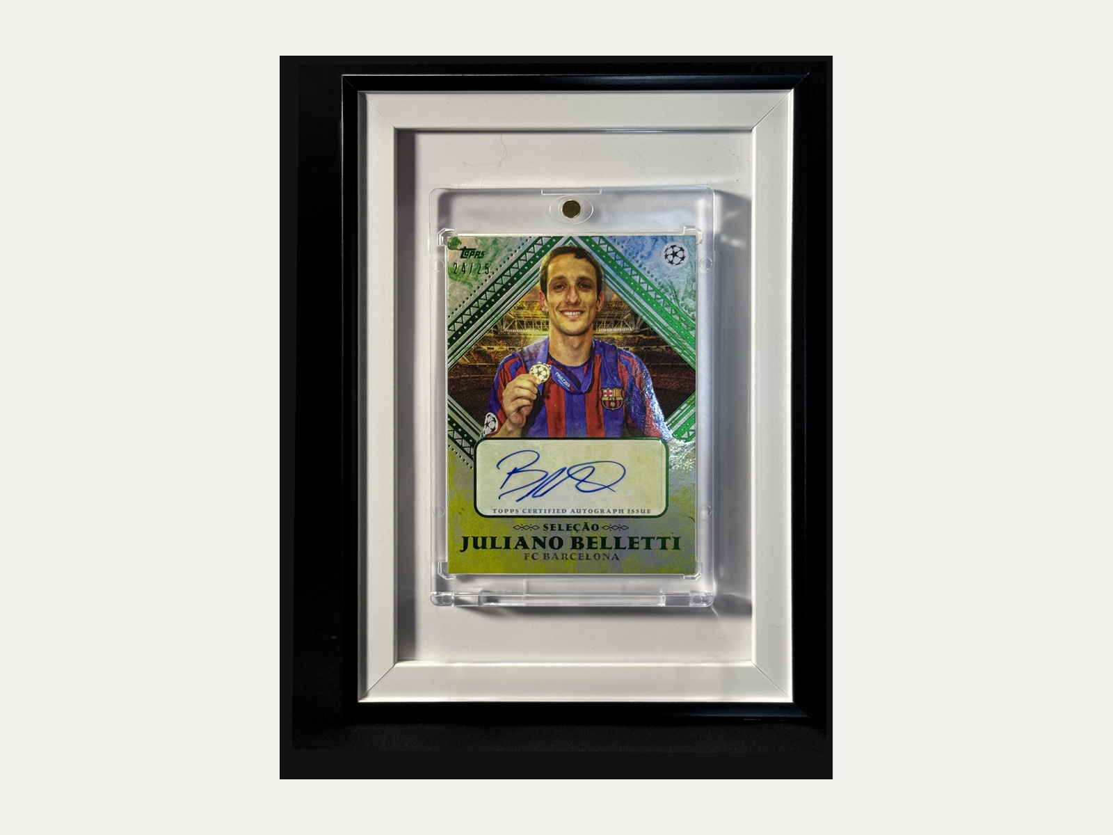 Juliano Belletti Autógrafo 24/25 - 2024 Topps Seleção