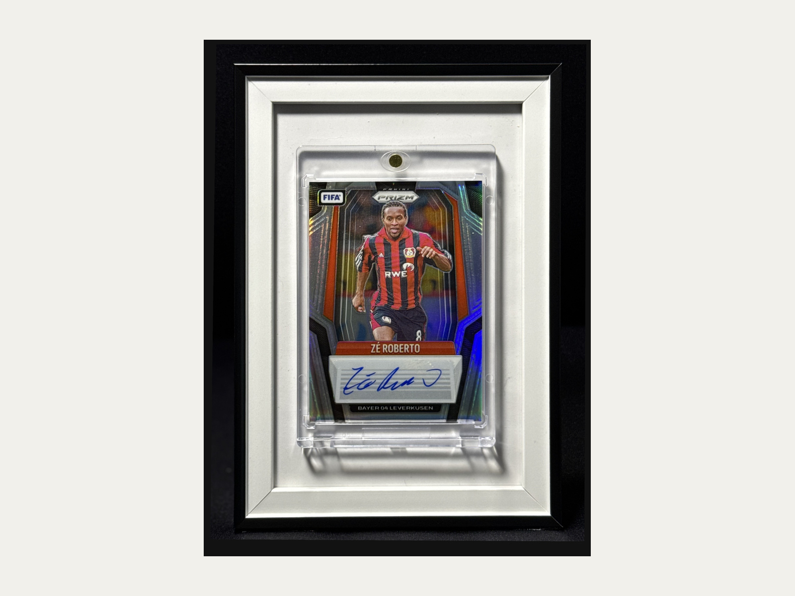 2025-26 Zé Roberto 06/49 auto Panini Prizm FIFA silver autographs
