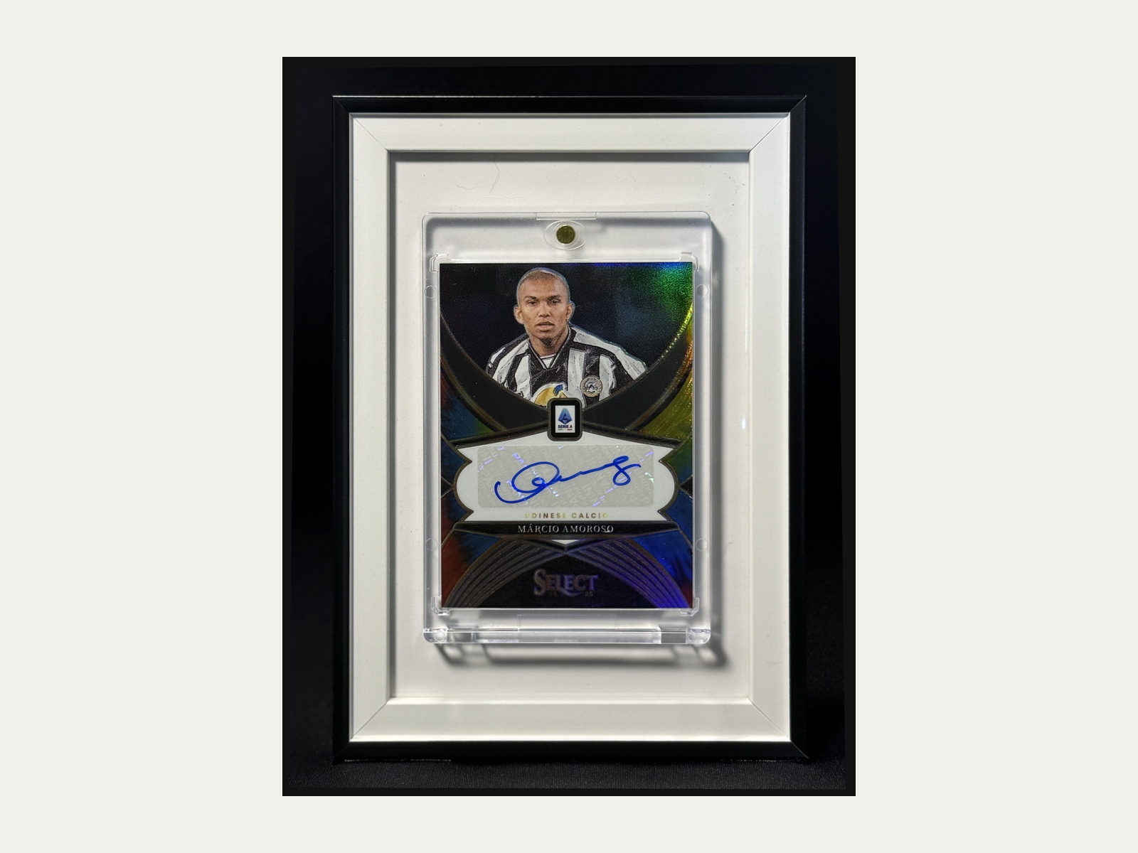 2024-25 Marcio Amoroso 13/25 auto Panini Select Serie A tie-dye autographs