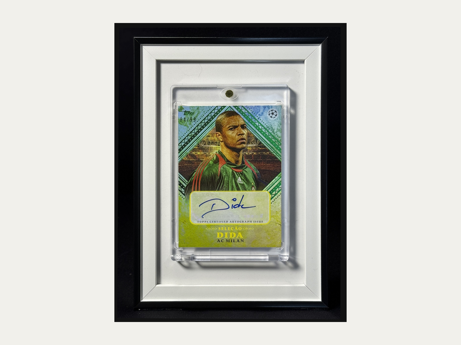 Dida 84/99 autógrafo - 2023/24 Topps seleção