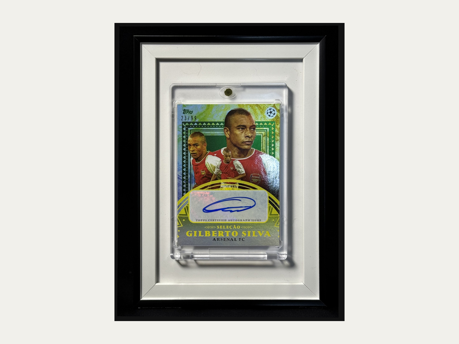 Gilberto Silva 23/99 autógrafo - 2023/24 Topps seleção