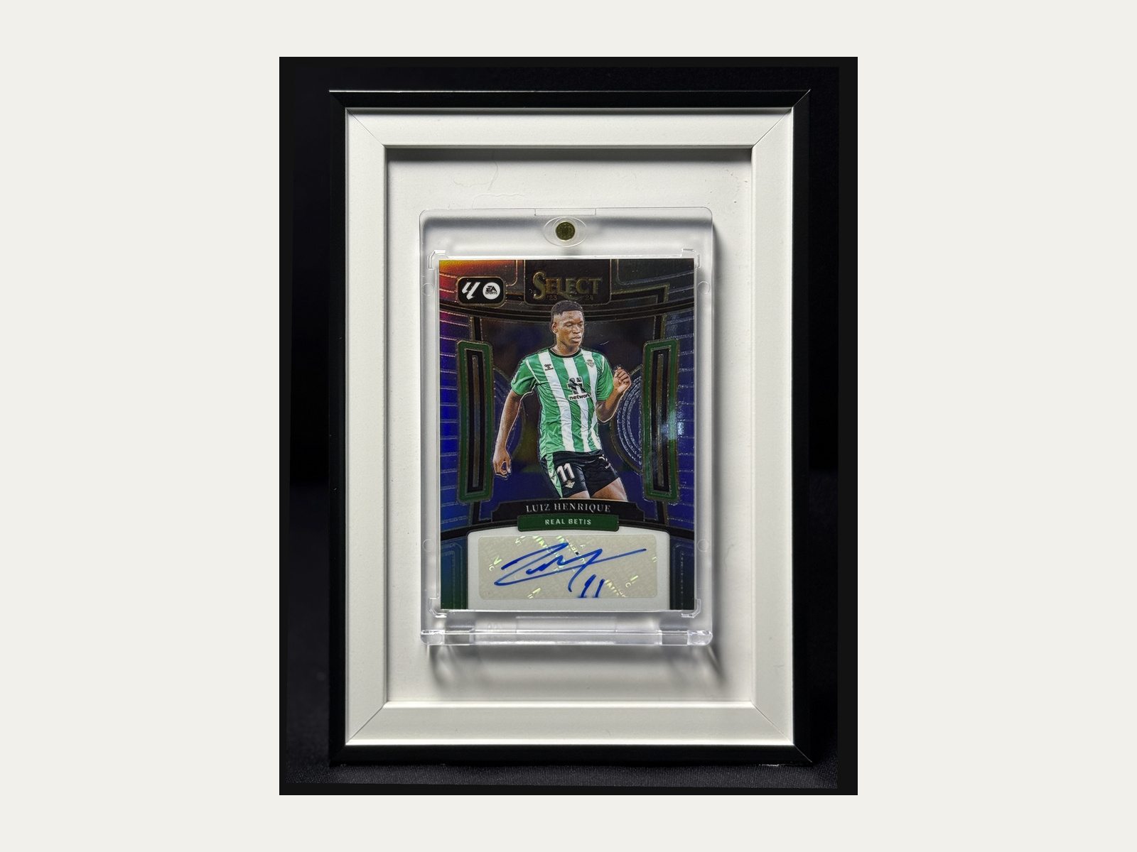 Panini Select La Liga autograph Prizm 2023-24 Luiz Henrique